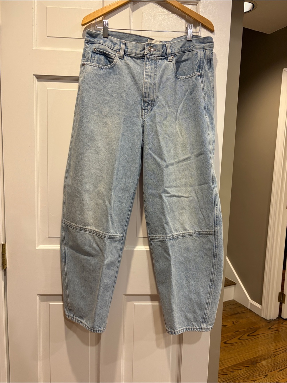 Frame Light Blue Women’s Barrel Leg Jeans
